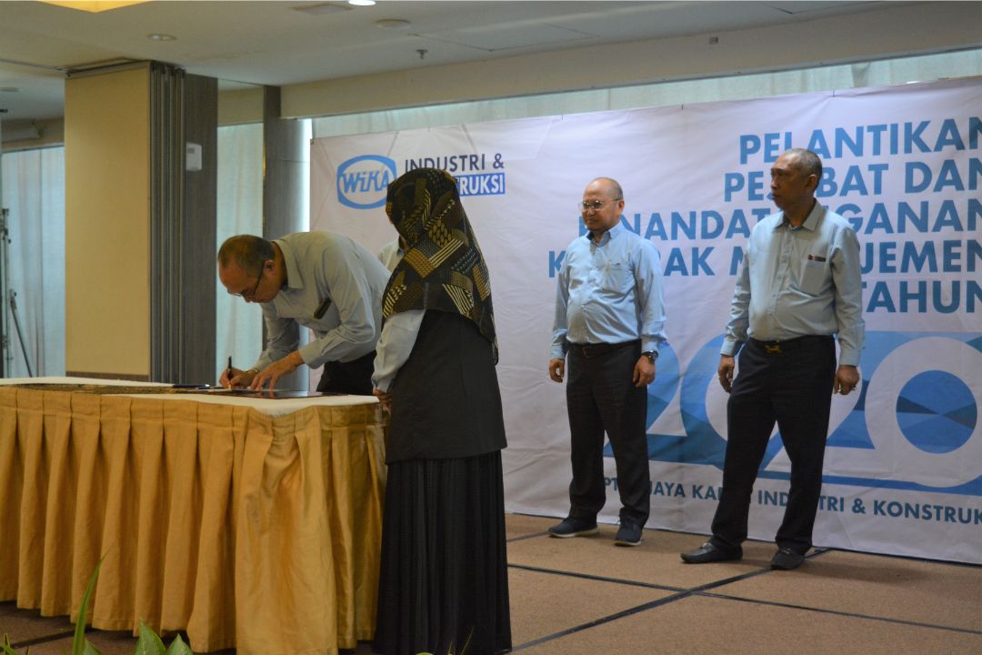 Penandatanganan kontrak manajemen 2020, WIKA ikon ciptakan semangat