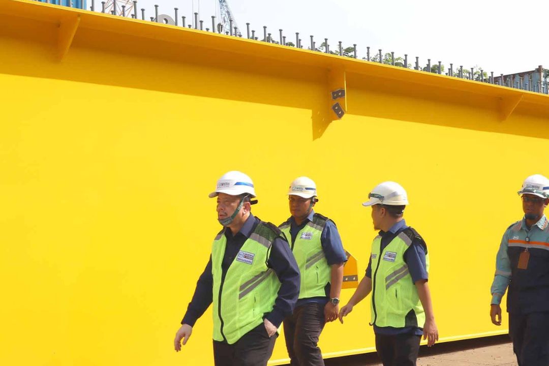 Direksi WIKA Ikon kunjungi Pabrikasi Baja Majalengka, tinjau produksi produk baja