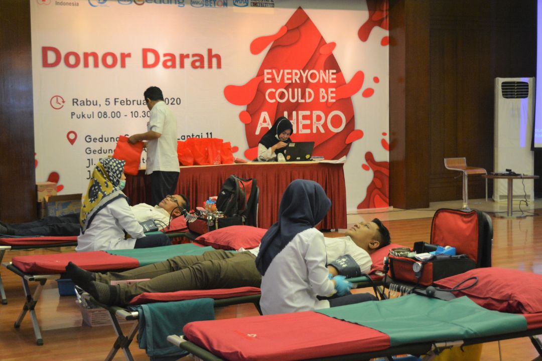Wika Group gelar aksi donor darah