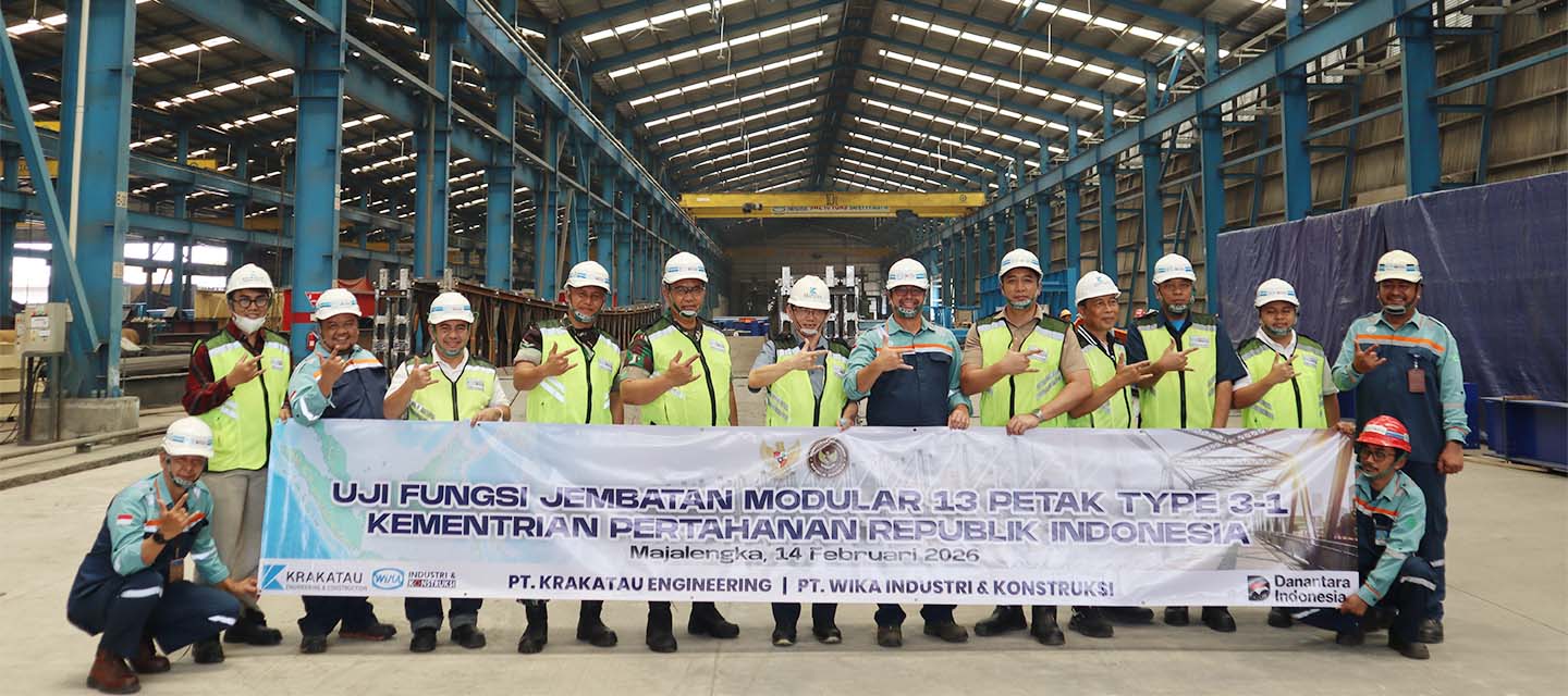 Uji Fungsi Jembatan Modular 13 Petak Type 3-1, WIKAIKON Terima Kunjungan Kementerian Pertahanan RI di Majalengka